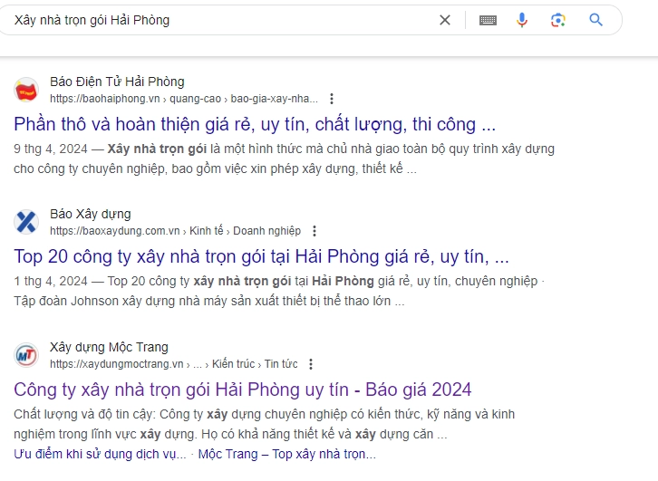 Dịch vụ viết bài chuẩn SEO Hải Phòng