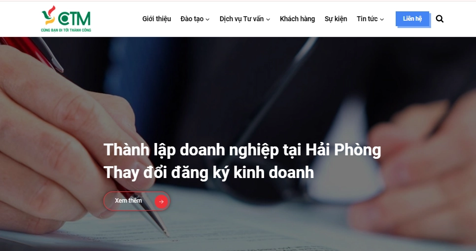 Tư vấn thiết kế website đào tạo doanh nghiệp Lê Mạnh