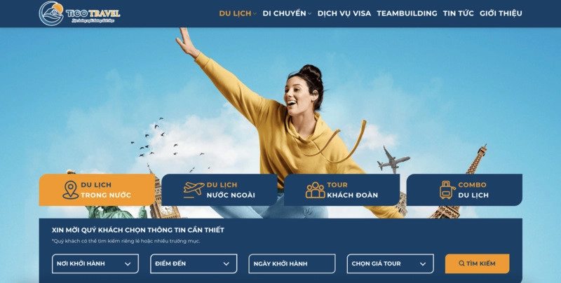 Các yếu tố cần có của 1 trang Web du lịch