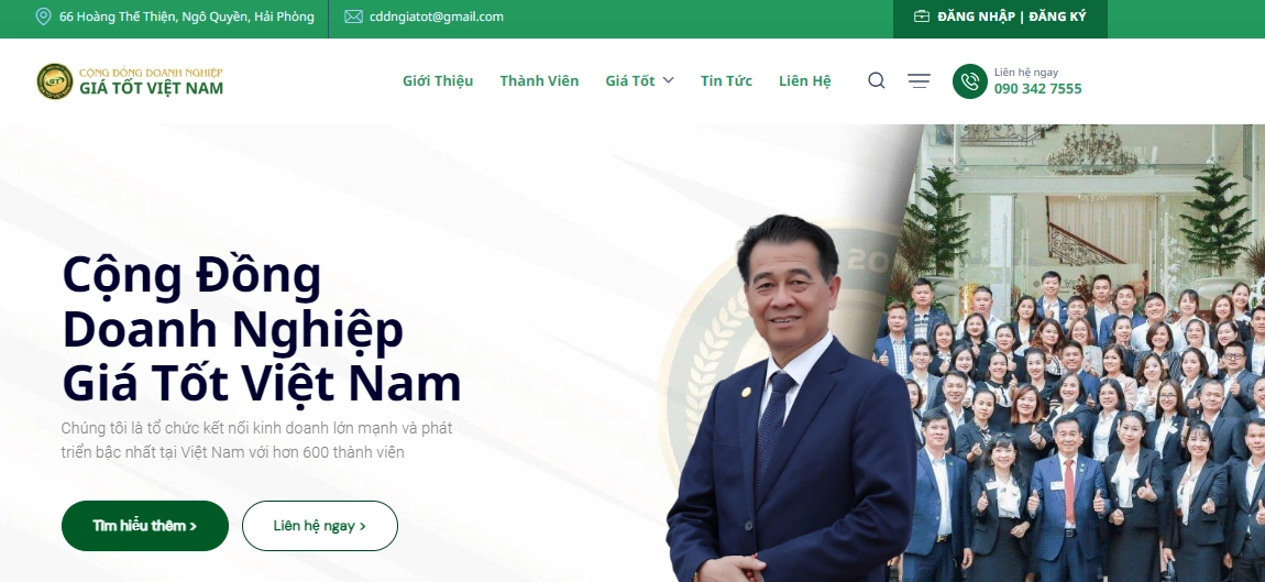 Website cộng đồng doanh nghiệp giá tốt việt nam