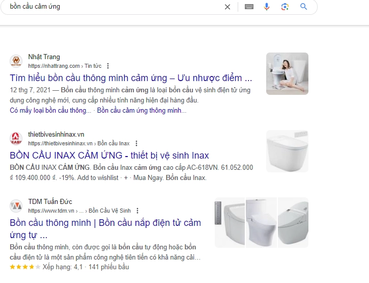 Từ khóa hạng cao của Web nội thất Nhật Trang