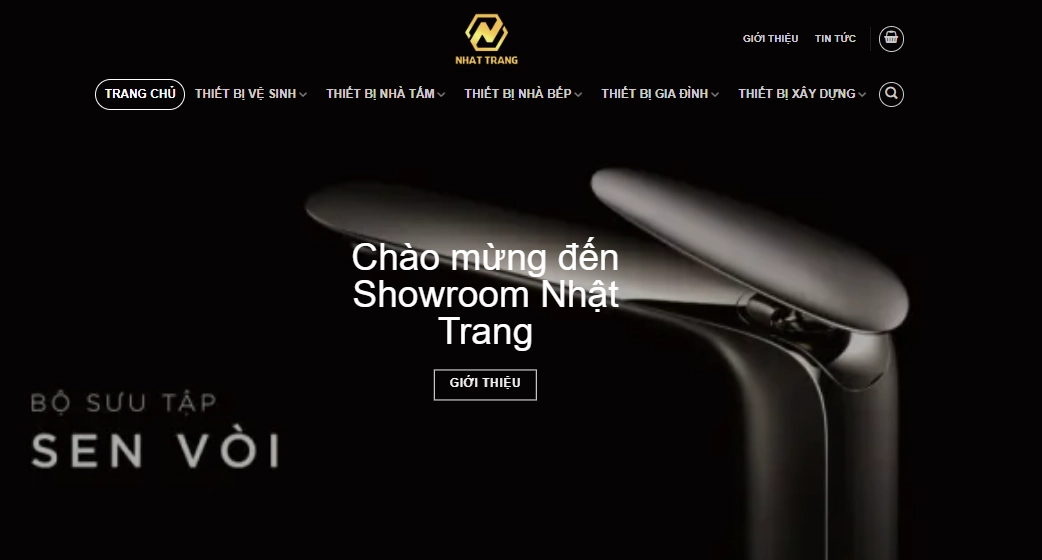 Header Website nội thất Nhật Trang