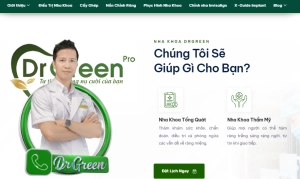 Tư vấn & Thiết kế Website phòng khám Nha khoa DrGreen