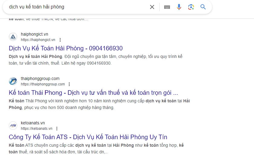 Dịch vụ SEO Website Hải Phòng