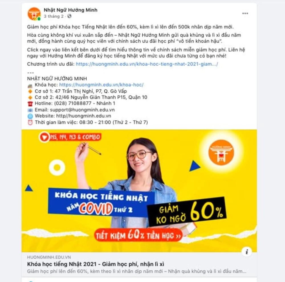 Đặc trưng của content chạy ads