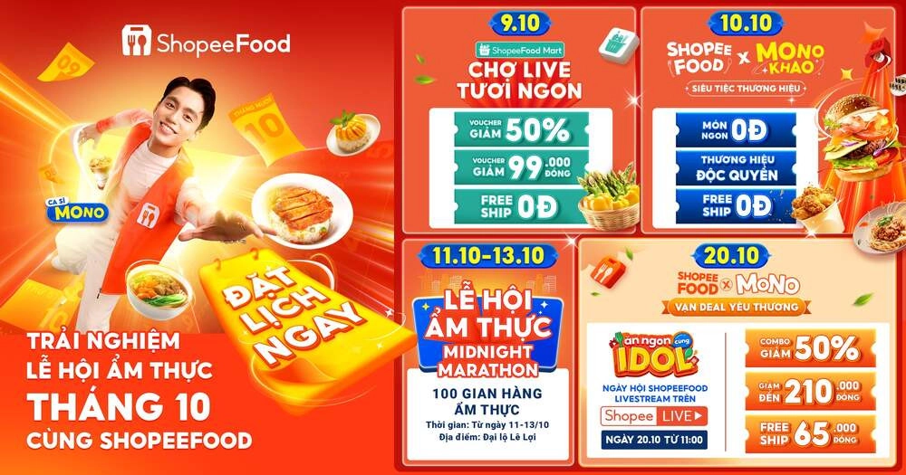 marketing f&b - hợp tác app giao đồ ăn