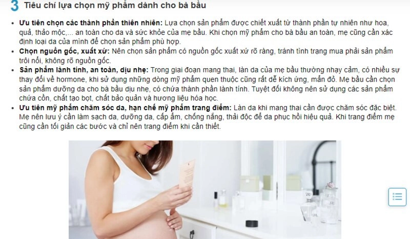 Mẫu bài viết chuẩn SEO về mỹ phẩm