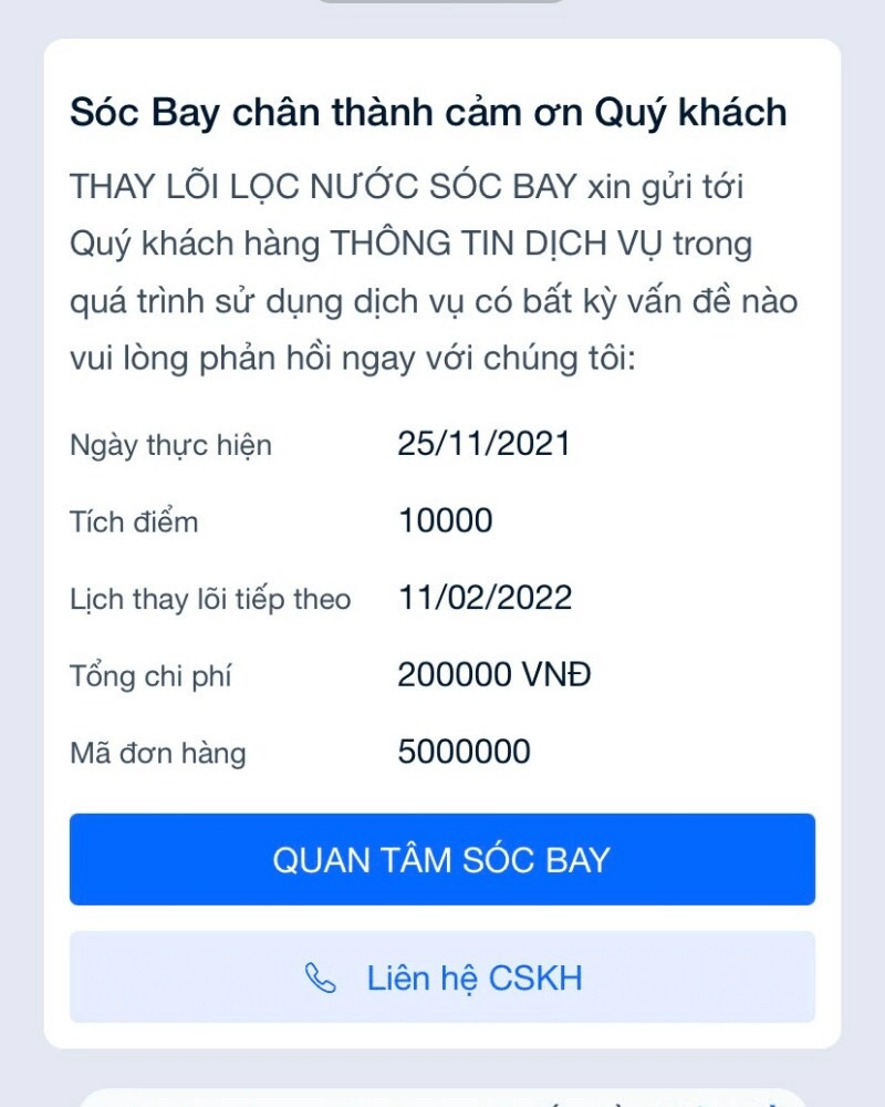 Mẫu tin nhắn chăm sóc khách hàng zalo - Tin nhắn cảm ơn khách hàng