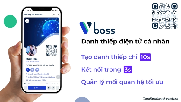 VBoss - Danh thiếp điện tử thay đổi cách bạn kết nối kinh doanh