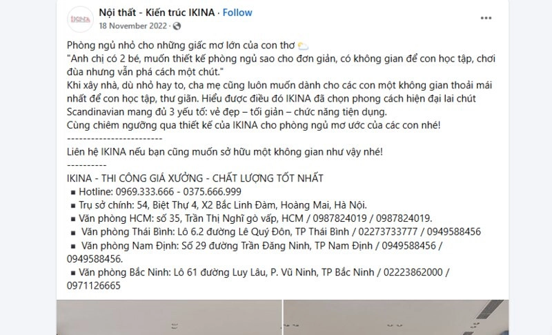 Mẫu content nội thất phòng ngủ