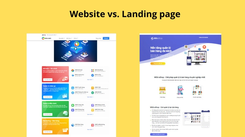 Landing page là gì