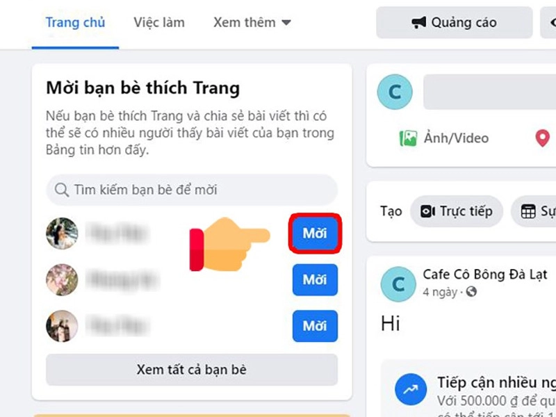 Tại sao cần có Page nhiều tương tác