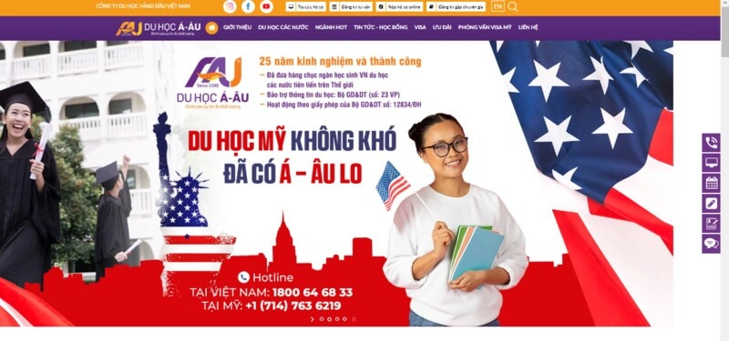 Tại sao công ty du học cần thiết kế website