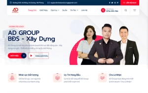 Tư vấn & Thiết kế Website Công ty bất động sản AD Group