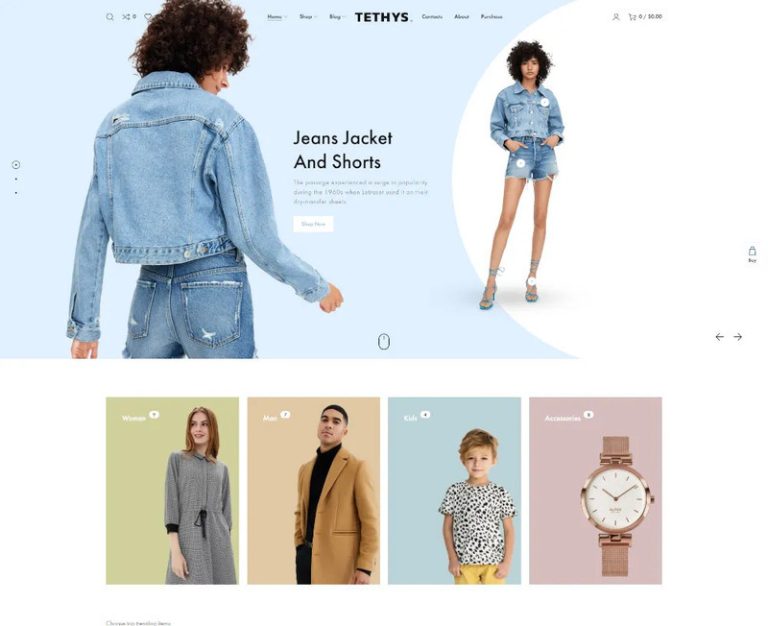 Mẫu landing page thời trang đẹp, thu hút khách hàng nhất