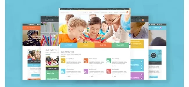 Một website trường học cơ bản gồm những gì?