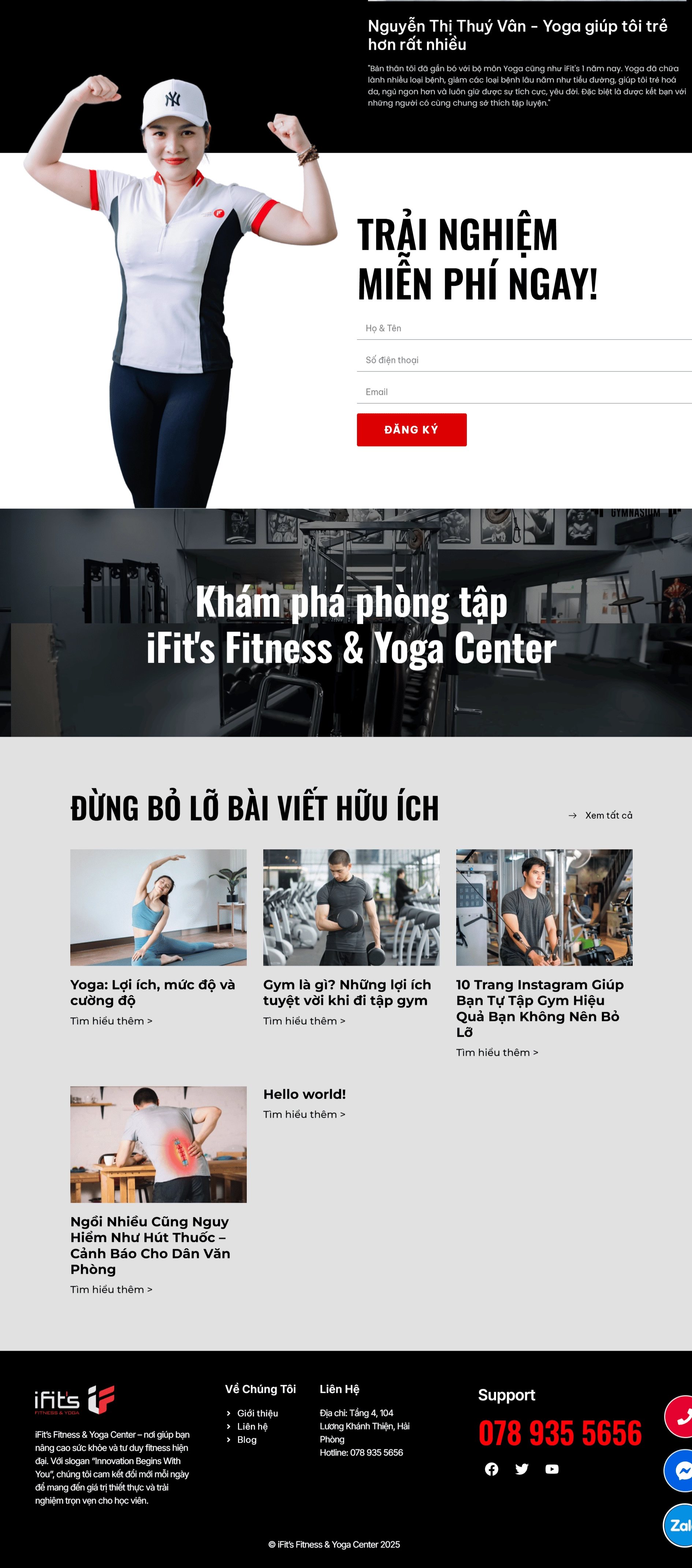 Thiết kế website ifit's